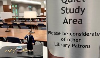 Please Keep Quiet in the Reading Room