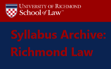 Course Syllabus Archive