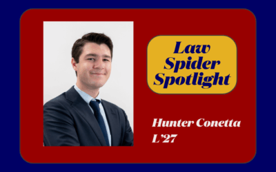 Law Spider Spotlight – Hunter Conetta (L’27)