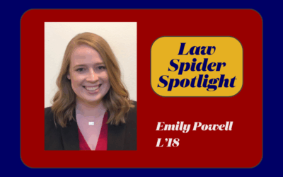 Law Spider Spotlight – Emily Powell (L’18)
