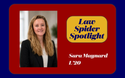 Law Spider Spotlight – Sara Maynard (L’20)