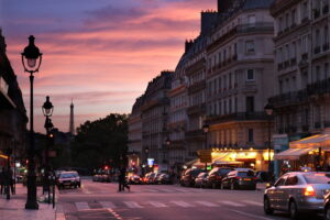 Sunset in Paris