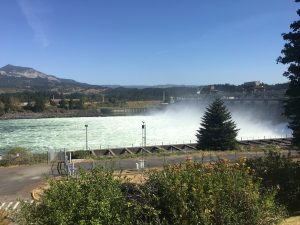 Bonneville Dam in Cascade Locks, Oregon