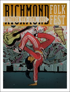 Richmond Folk Festival Poster 2015