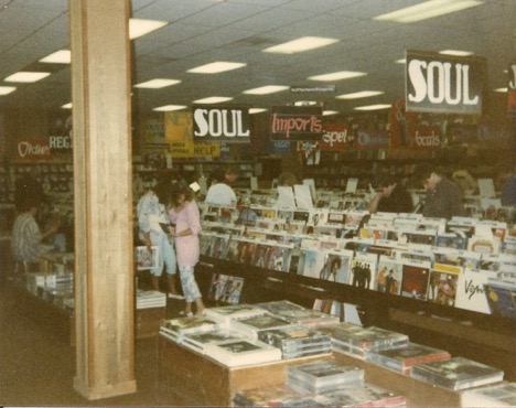 CONOR DAVEY - music store in the 1980s