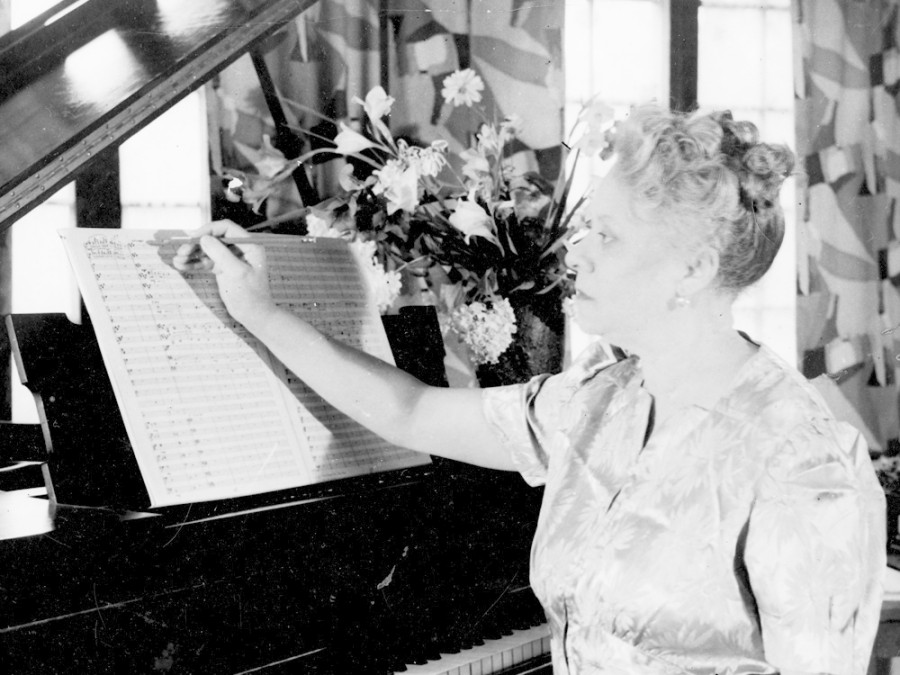 Florence Price  at the piano