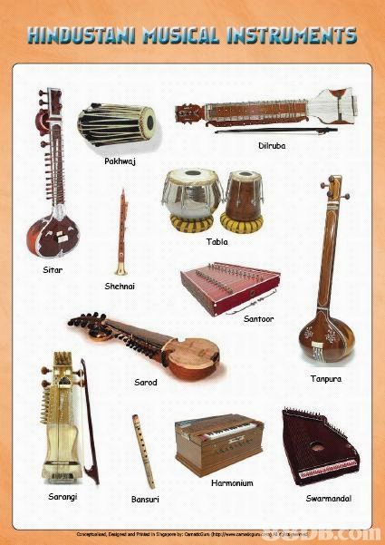 Hindustani instruments
