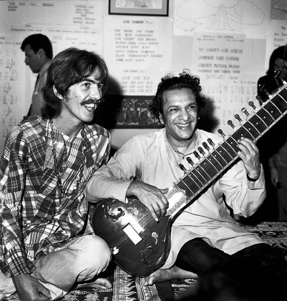 Ravi Shankar and George Harrison