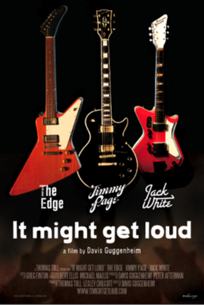 It Might Get Loud guitar poster