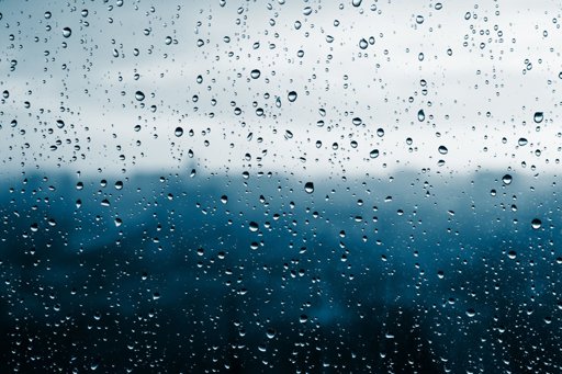 Rainy day - blue