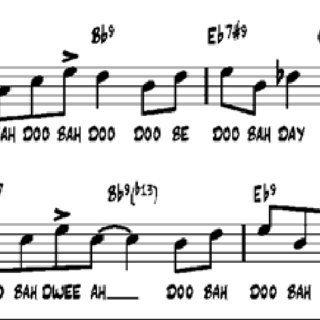 scat singing notation