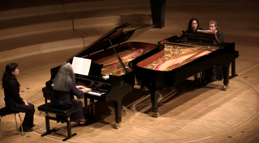 martha argerich two pianos