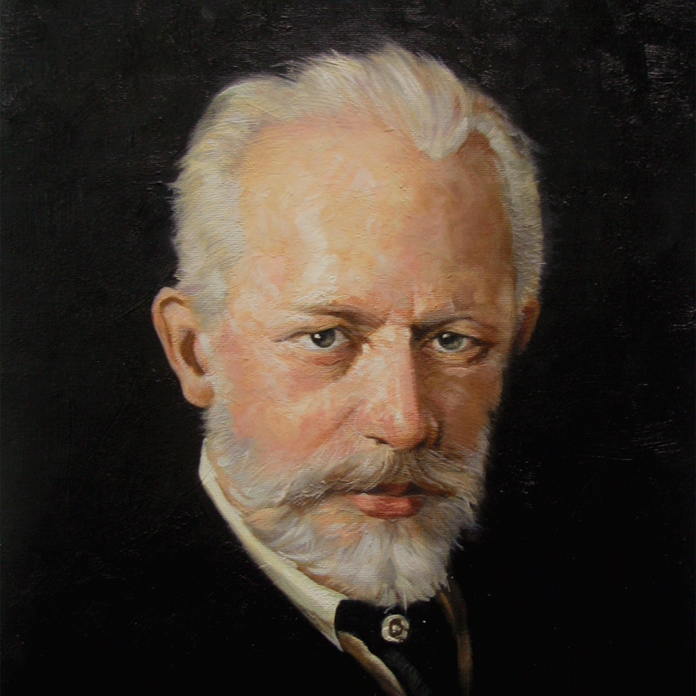 Portrait of composer Pyotr Ilyich Tchaikovsky 