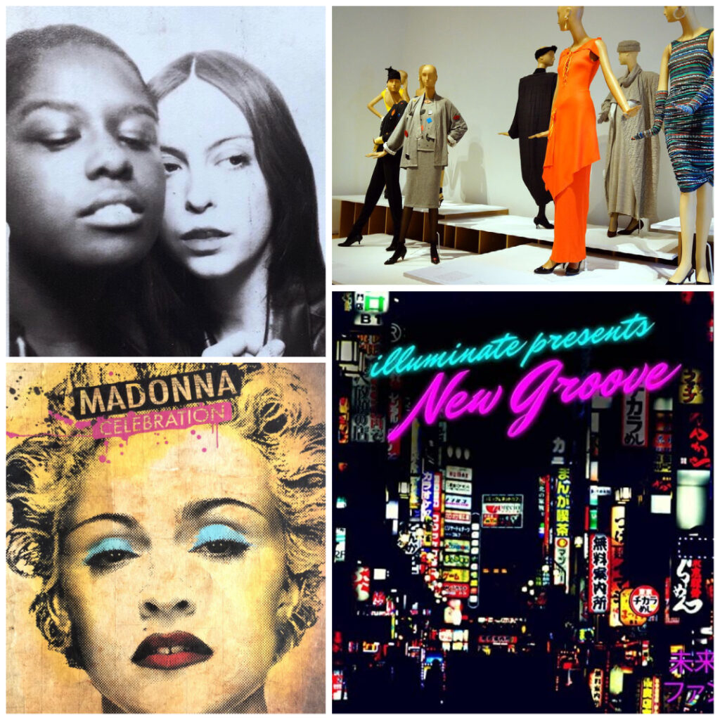 Supermodel playlist collage