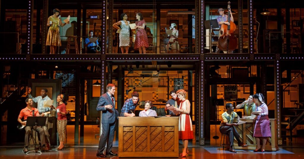 Set design for Beautiful: The Carole King Musical