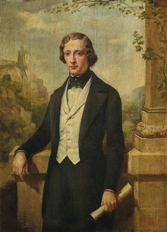 Portrait of Chopin by Louis Gallait