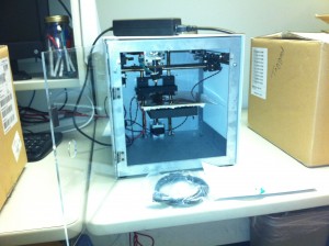 photo of unboxed Solidoodle Printer