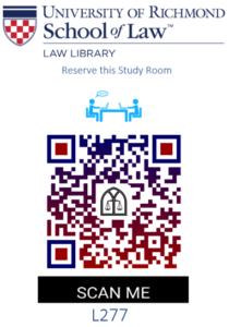 Image of study room QR code