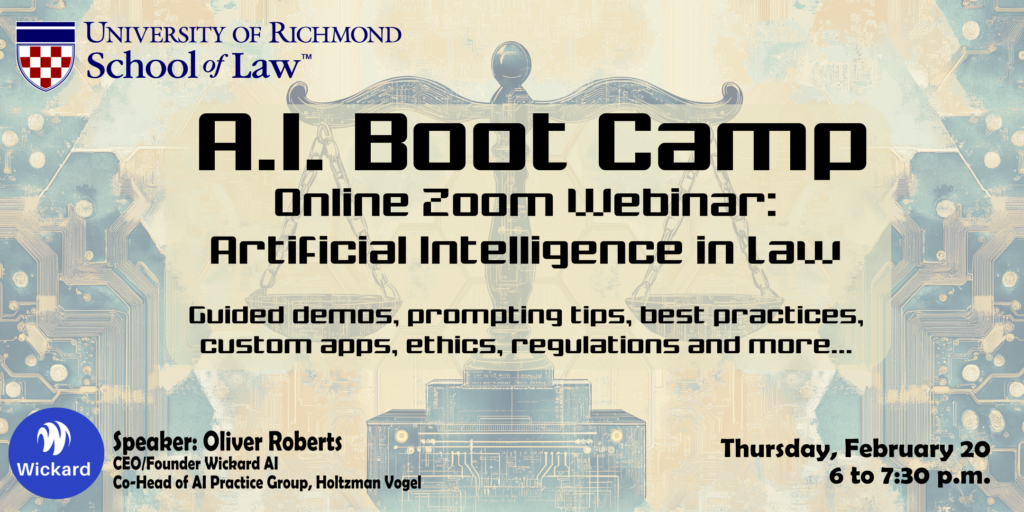 AI Boot Camp - Zoom Webinar flyer
